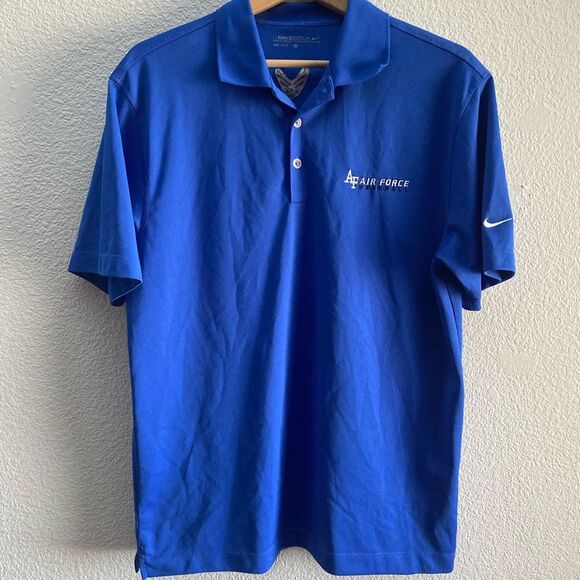 Air Force Falcons Baseball Nike Golf Polo Shirt Size Medium - Picture 1 of 3